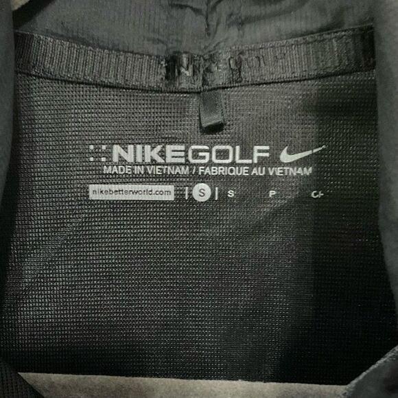 Nike Golf Flight Convertible Jacket Sz S Black Vest Active Athletic Travel - Picture 6 of 13